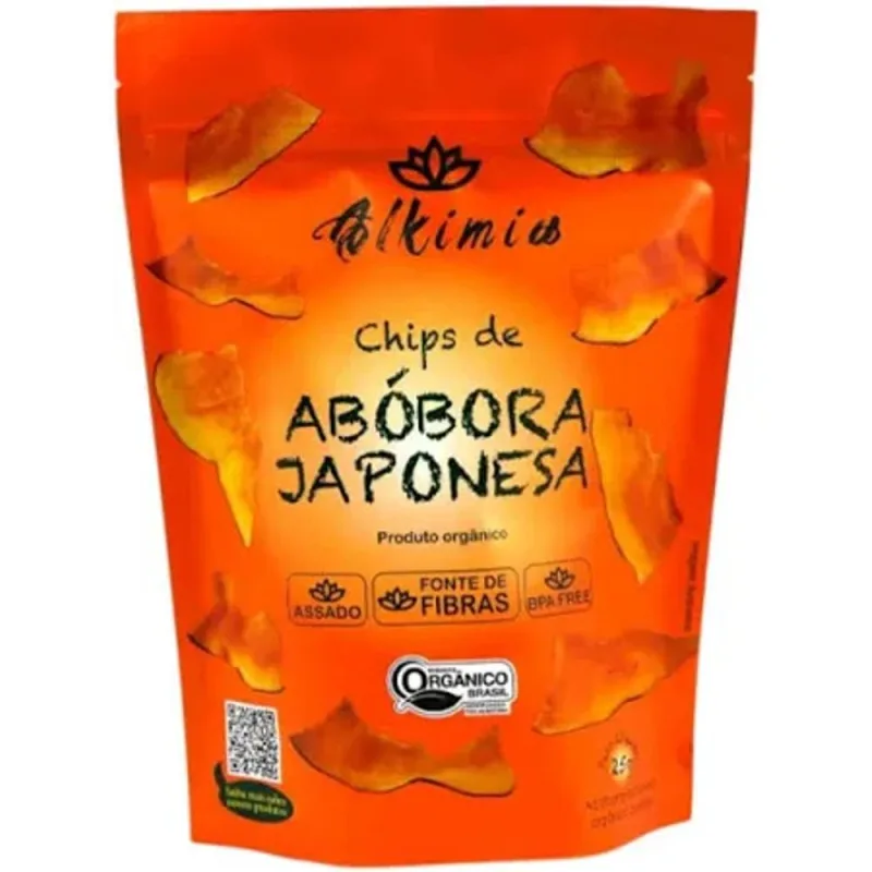 Chips De Abóbora Japonesa Orgânico Alkimia 25g - Não Informado - Hortifruti