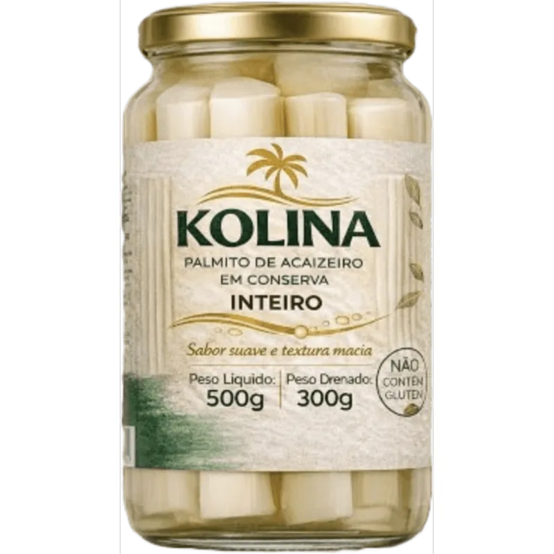 Palmito Açaí Karolina Inteiro 300g