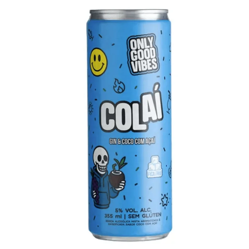 BEBIDA MISTA COLAÍ 355ML- GIN COCO/ACAÍ
