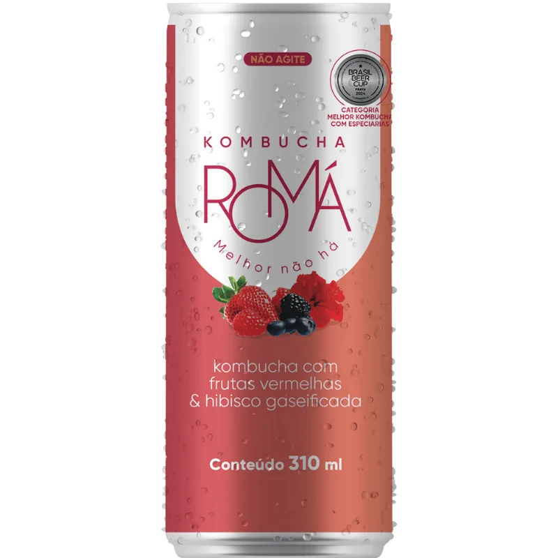 Kombucha Roma Frutas Vermelhas 310ml