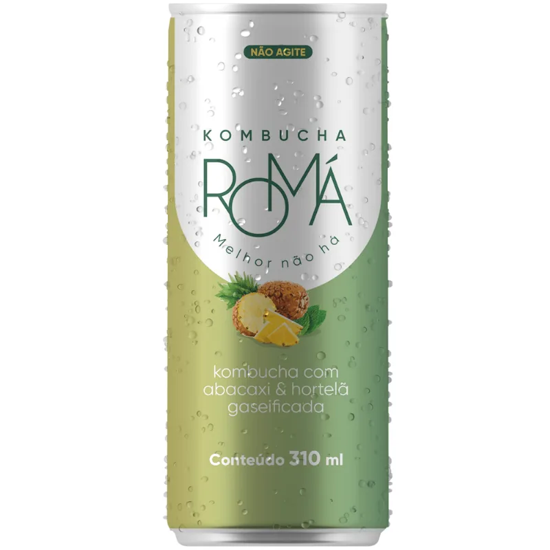 Kombucha Roma Abacaxi e Hortelã 310ml