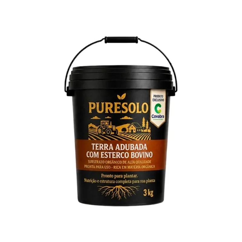 Terra Adubada Puresolo Balde 3kg