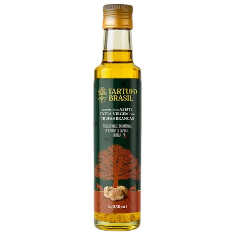 Azeite Italiano Extra Virgem com Trufas Brancas Tartufo Brasil 250ml