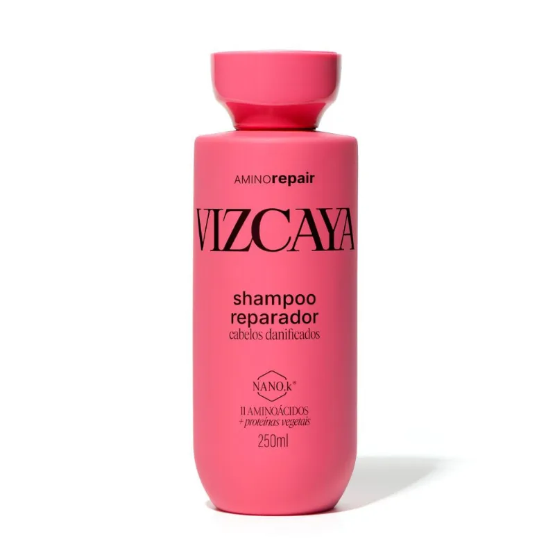 Shampoo Reparador Vizcaya Aminorepair Cabelos Danificados 250ml