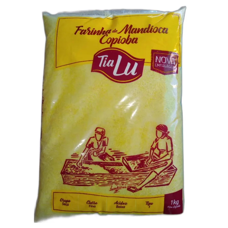 Farinha de Mandioca Tia Lu Amarela Especial 1Kg