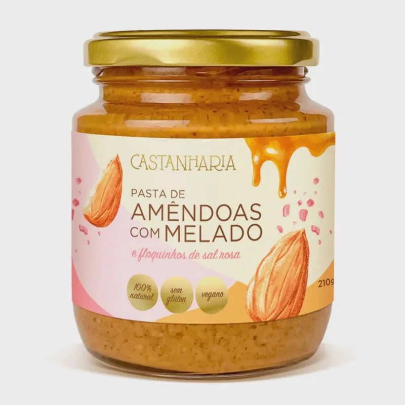 Pasta de Amêndoas com Melado Castanharia 210g