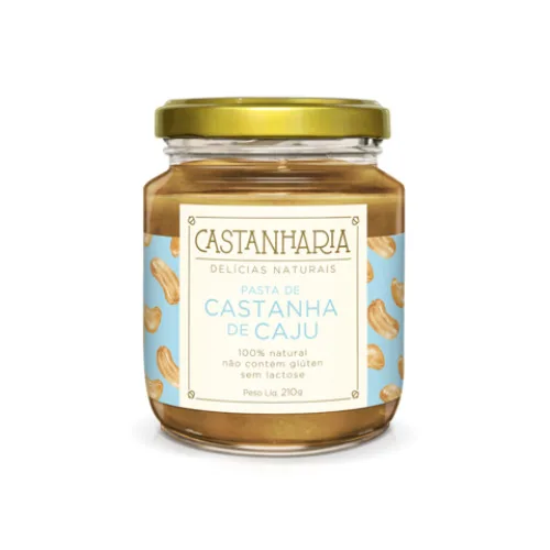 Pasta De Castanha De Caju Castanharia 220g - CASTANHARIA
