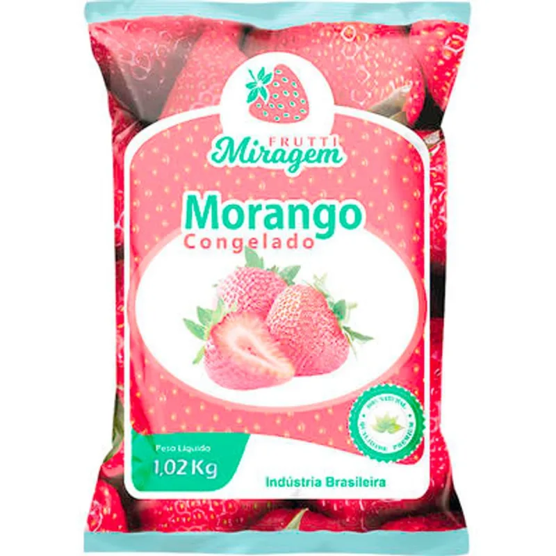 Morango Miragem Congelado 1,02kg