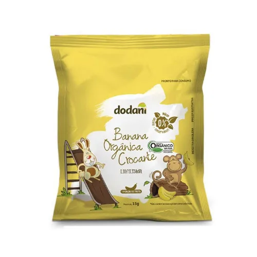 Banana Organica Crocante 15g Dodani - DODANI