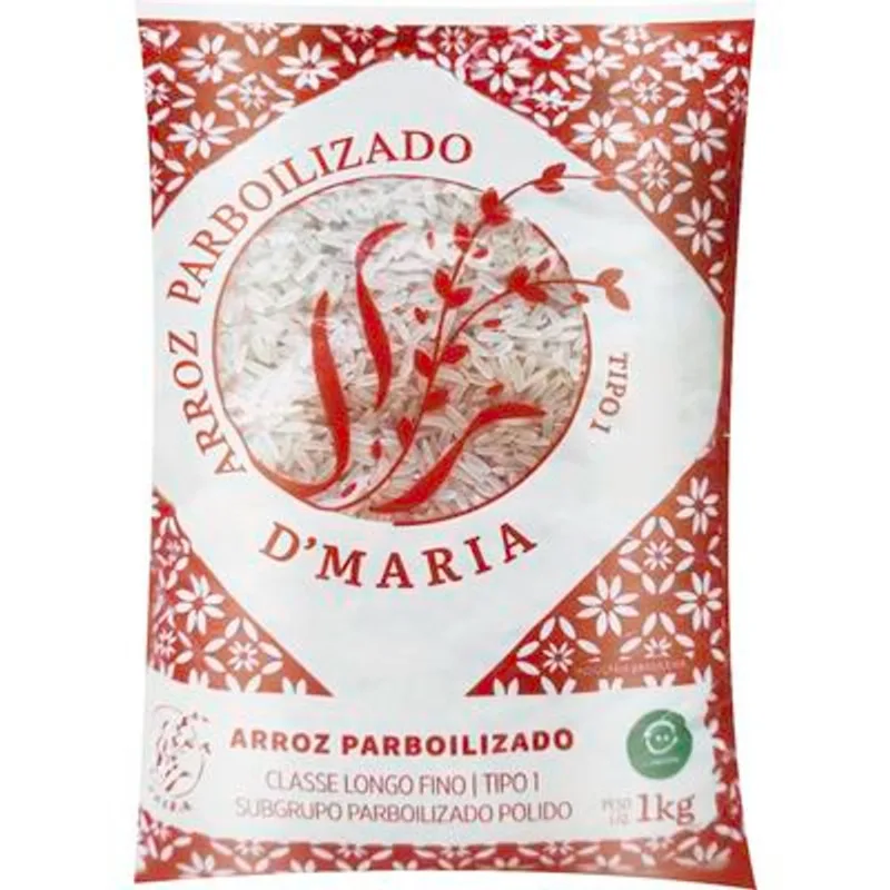 Arroz D'Maria Parboilizado - Tipo 1 1kg