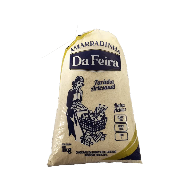 Farinha Mandioca Amarradinha Da Feira Branca 1Kg