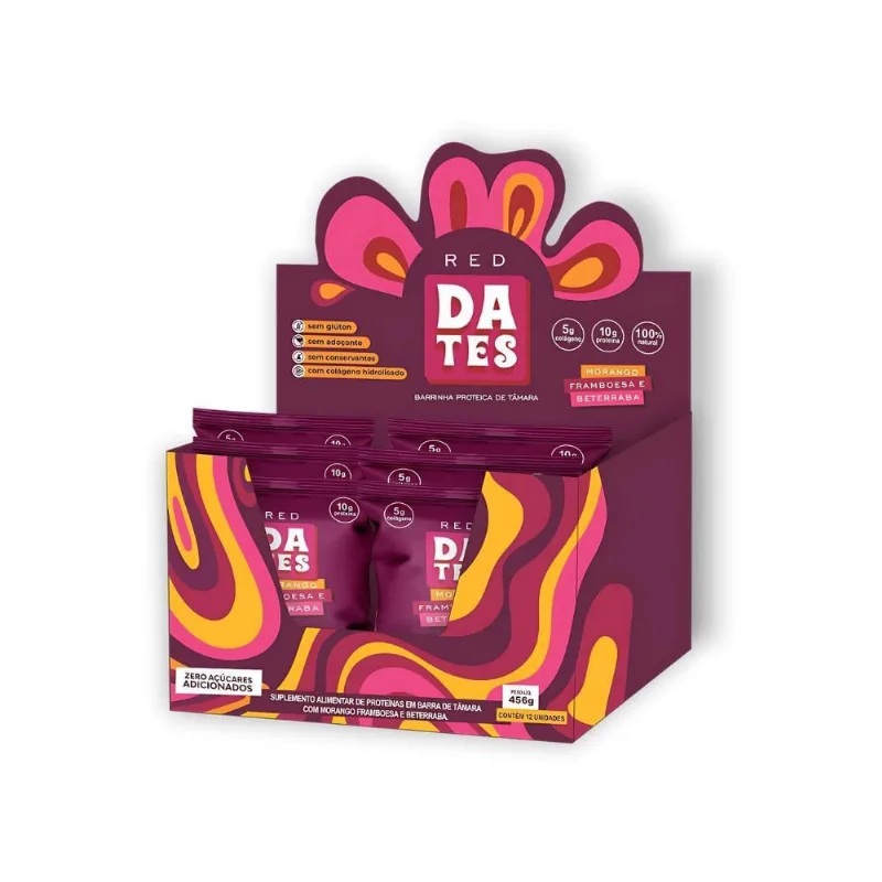 Snack Display Red Dates (12 Un De 38G)