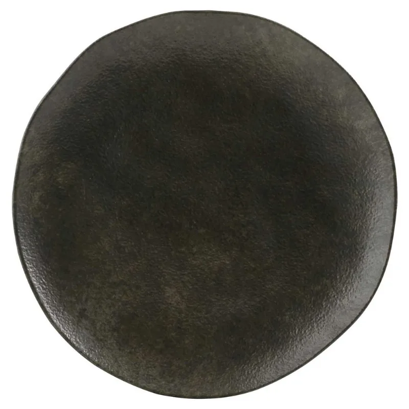 Conjunto com 6 Pratos Raso Orgânico Onyx Ø26,5cm