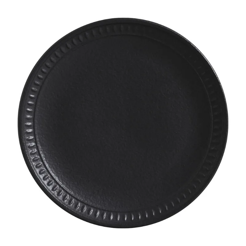 Prato Sobremesa 1l Pietra Nera Preto Matte