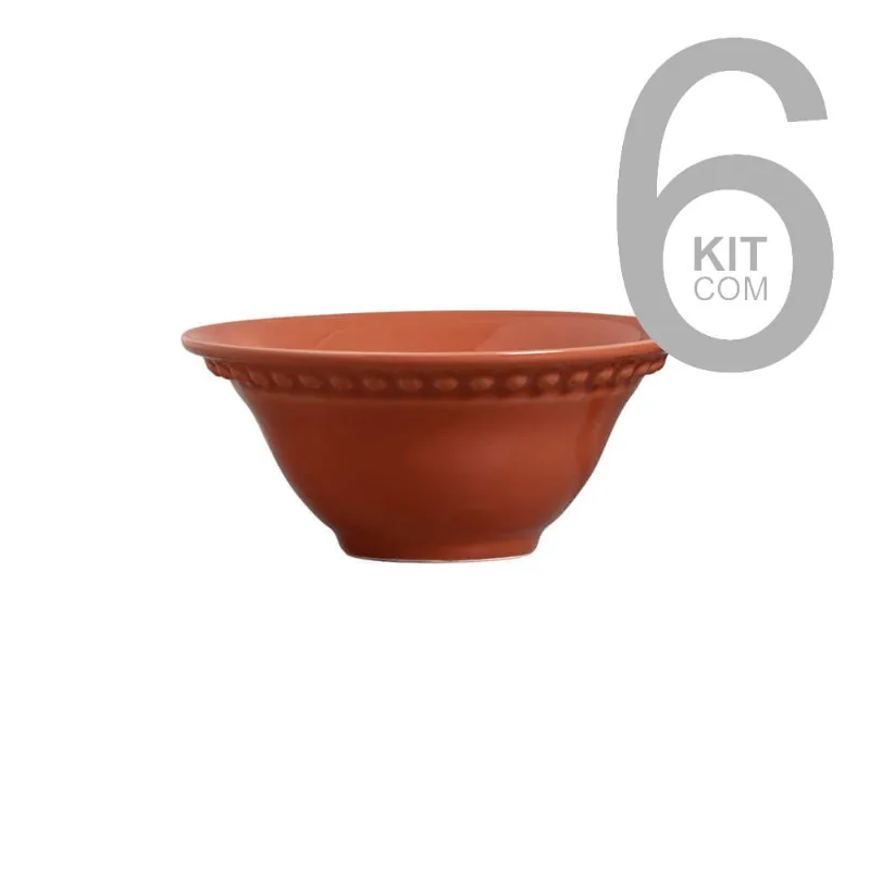 Jogo 6 Bowls Atenas Cantaloupe - Porto Brasil