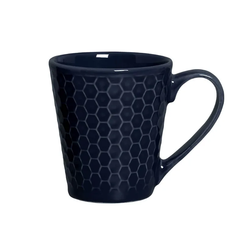 Jogo 4 Canecas Colmeia Deep Blue - Porto Brasil