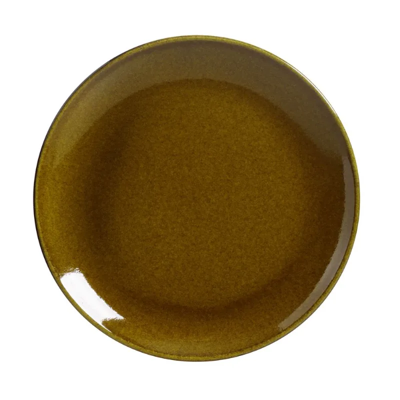 Conjunto com 6 Pratos de Sobremesa Coup Stoneware Âmbar Ø19,4cm