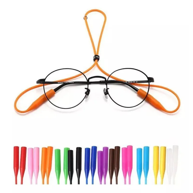 20 Uni Cordinha Óculos Salva Óculos Cordão Silicone Vermelho