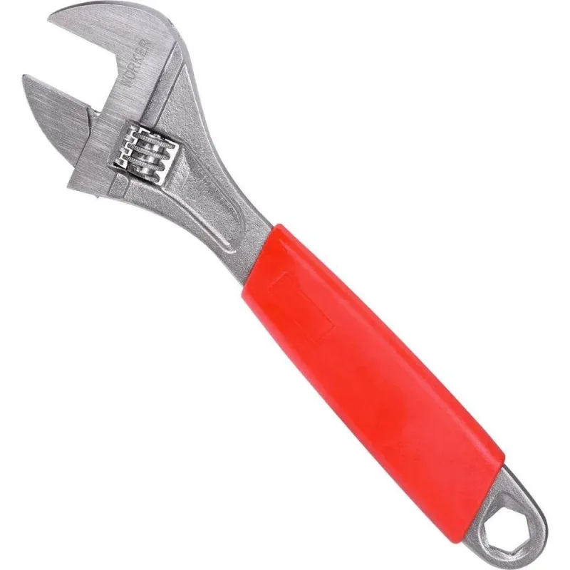 Chave Ajustável 144584 Para Apertos Niquelado Cabo Pvc 6 150mm Worker