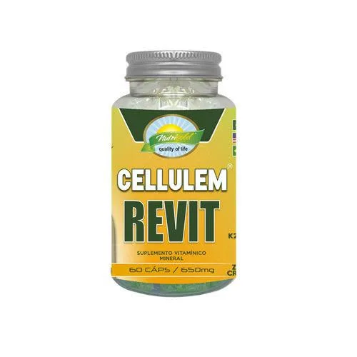 Cellulem Revit Cellulem Pro 32 Seca Barriga 60 Cápsulas Nutri Gold - NUTRIGOLD - Higiene E Beleza