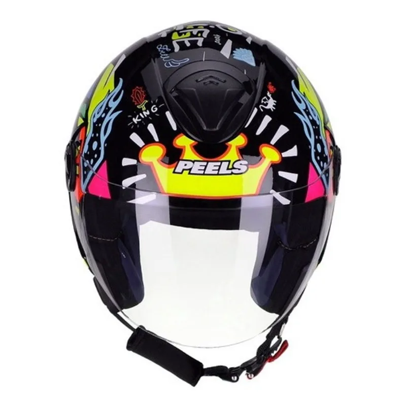 Capacete Peels Freeway King Preto + Brinde