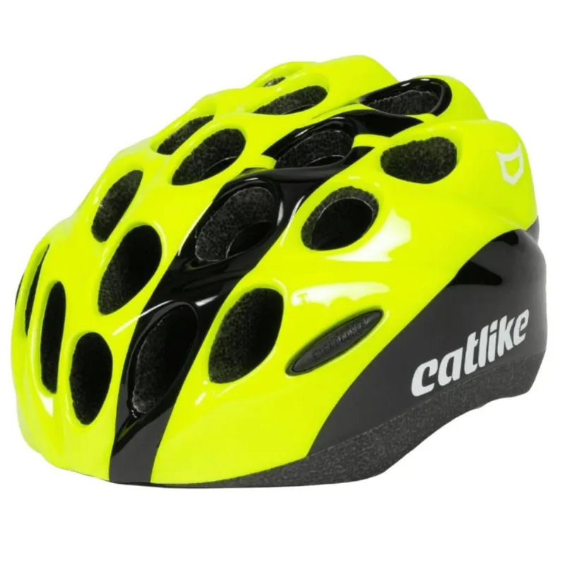 Capacete Infantil pp Catlike Kitten Amarelo Fluor
