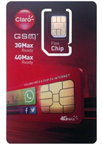 Claro Chip 3g 128kb Pre Pago Oda - CLARO - Bazar