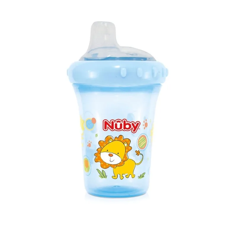 COPO COM BICO DE SILICONE 207ML AZUL - NB09613.012 - LEÃO