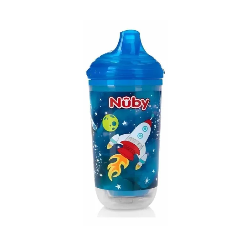 Copo Pisca-Pisca Com Bico Rígido Cajovil - Azul