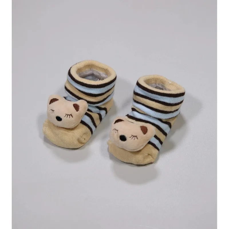 Pantufa Antiderrapante - 1451 Urso Bege
