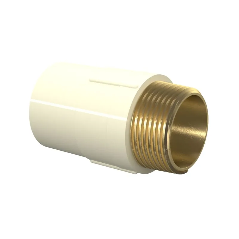 Conector de Transição Rosca Fêmea Macho CPVC Tigre Conector de Transição Rosca Fêmea Macho CPVC DN54 x 2" Tigre
