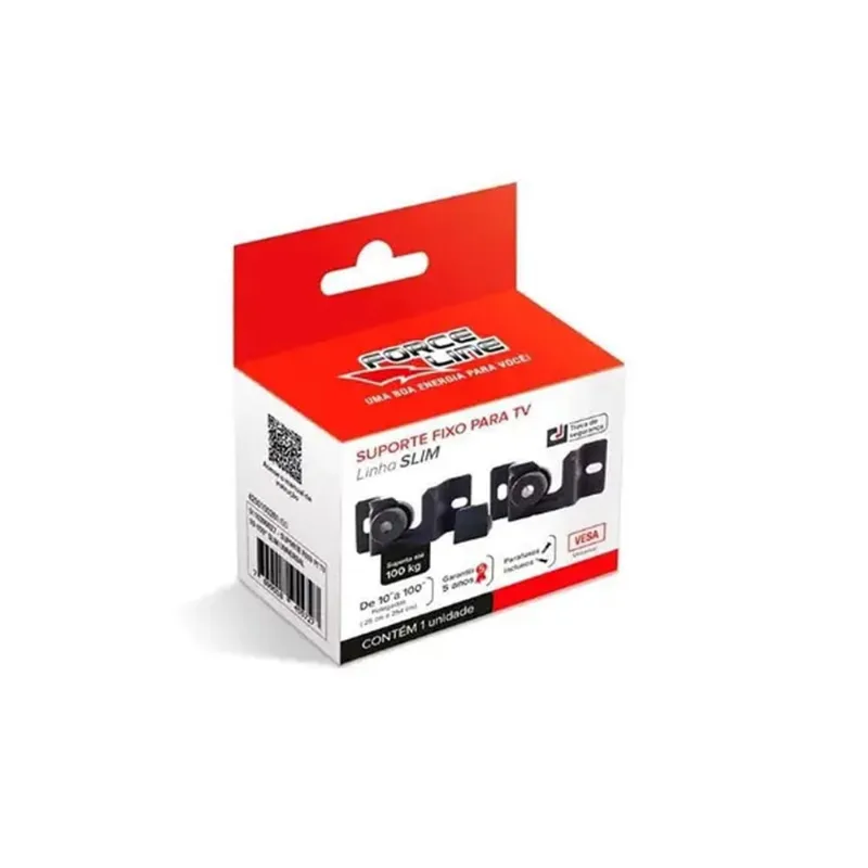 Suporte Fixo Universal 10 a 100 Polegadas - Force Line