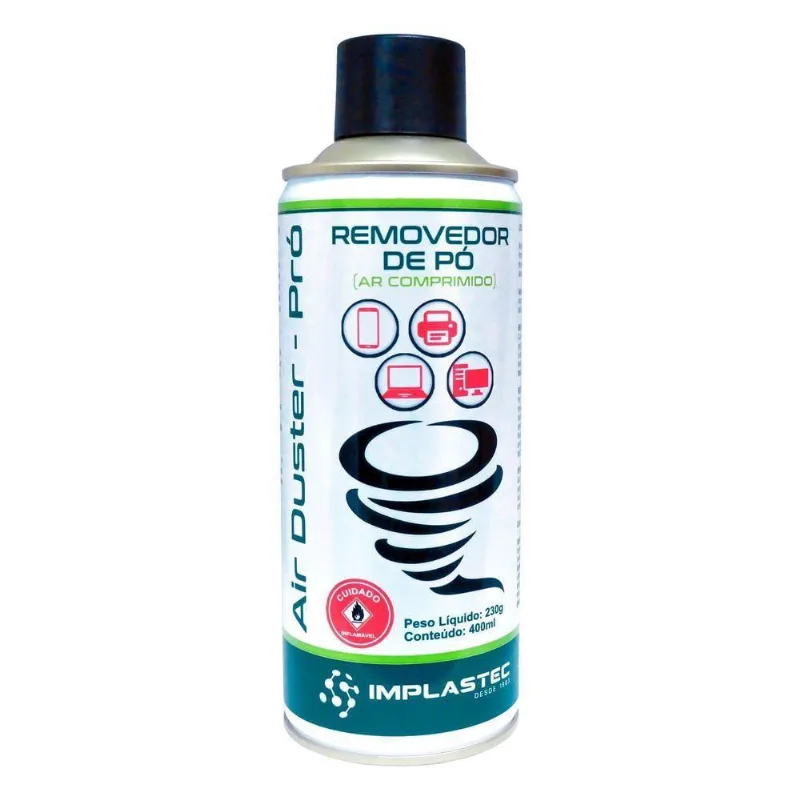 Air Duster 400ml Pró Implastec - Cx - 12