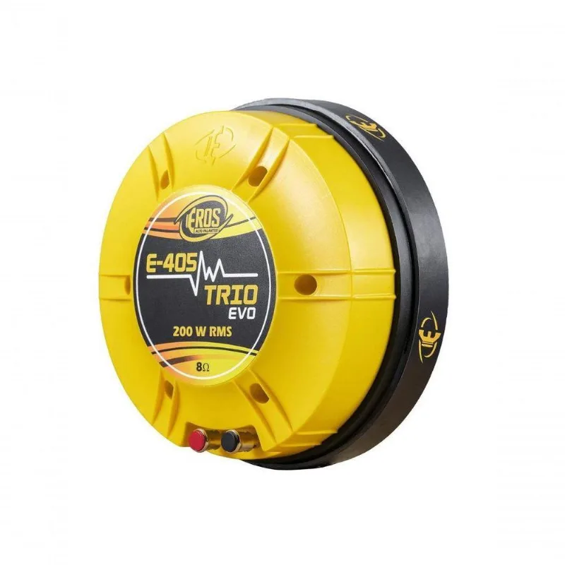 Driver Eros E405 Trio Evo Para Médios E Médio-Altos Com 200w Rms 8 Ohms Amarelo