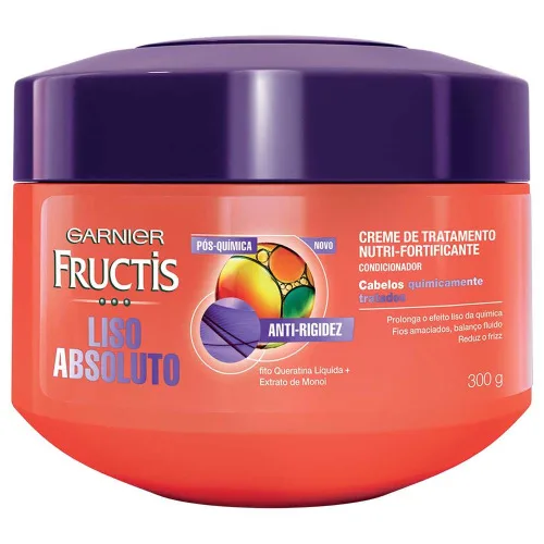 Creme Tratamento Fructis 300g Liso Absoluto Unit - FRUCTIS