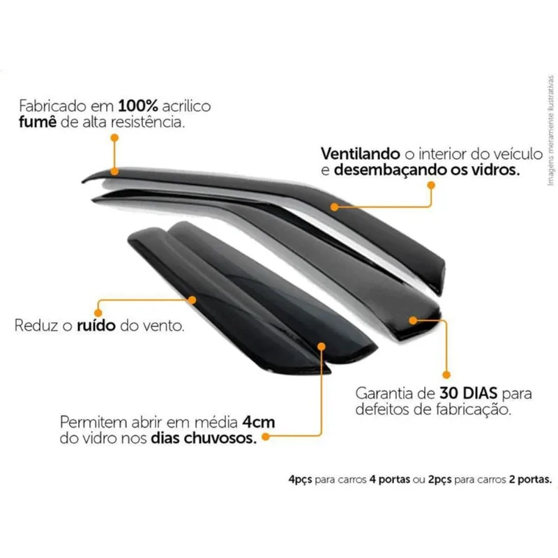 Calha De Chuva Vw Saveiro 1998 2001 2004 2007 2009 2010 2011