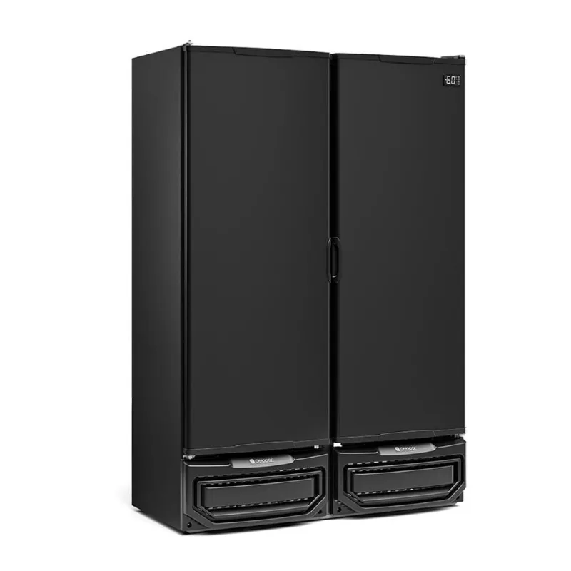 Refrigerador Vertical 957 Litros Preto 127V Gelopar GCBC-950C