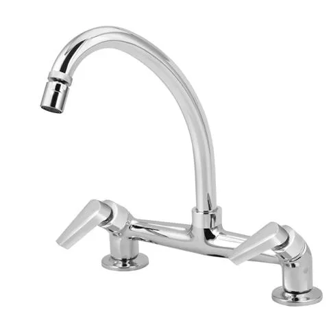 Misturador para Cozinha Mesa 1/4V Bica Alta Cromado Clock 2160 - FORUSI - Cozinhas E áreas De Serviço