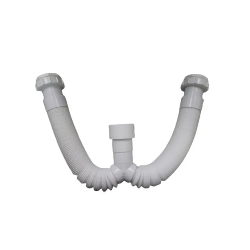 Tubo De Ligação Extensível Duplo Anel Pvc 1682 Branco Forusi