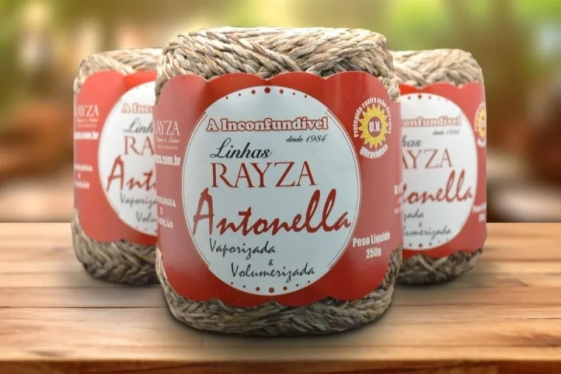 Kit 5 Linha RAYZA Antonella 503-Canela - Rayza - Artesanato