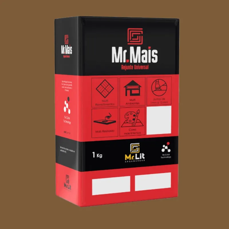Rejunte Universal Multiresinado 1kg Mr. Lit Rejunte Universal Multiresinado Café 1kg Mr. Lit