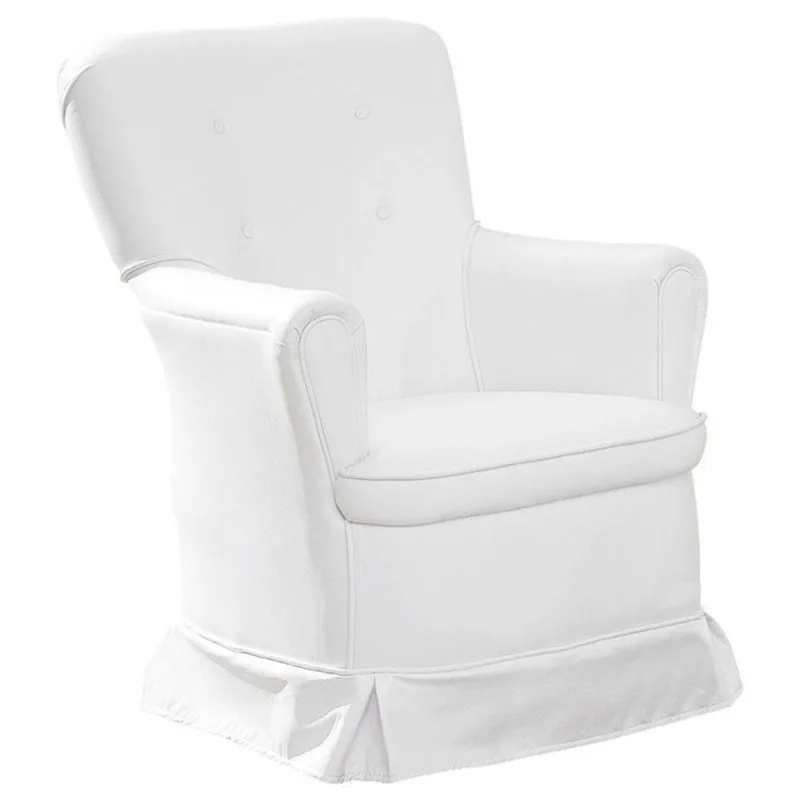 Poltrona De Amamentação Aconchego Com Balanço Branco - Canaã - OUTRAS - Móveis