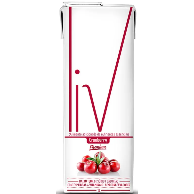 Suco Pronto Liv Cranberry Tetra Pak 1L