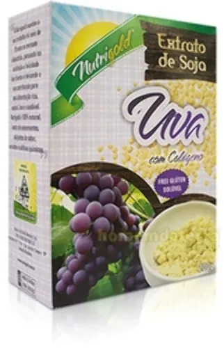 Extrato De Soja Sabor Uva Com Colágeno Nutrigold 200g - NUTRIGOLD