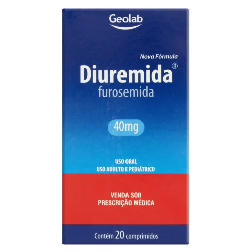 Diuremida 40mg Caixa 20 Comp - GEOLAB - Farmácia