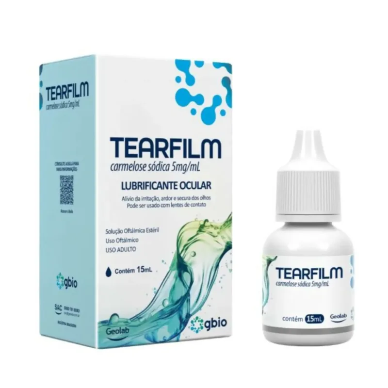 - TEARFILM 5MG-ML 10ML   GBIO %DF:0.00 - Gbio - Medicamentos E Saúde