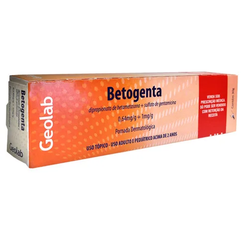 Betogenta 0,5 1,0mg Pom Bg - GEOLAB - Farmácia