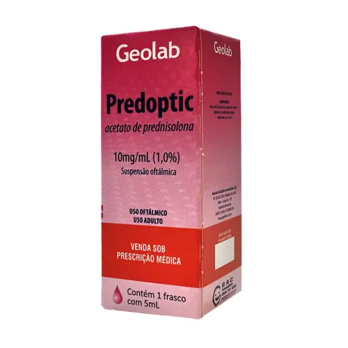 Predoptic 10mg/ml Sus Oft Fr 5ml - GEOLAB - Farmácia