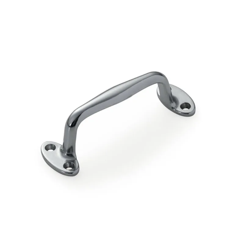 Puxador Base Fixa Isero Sobrepor Zamac 87 MM Cromado