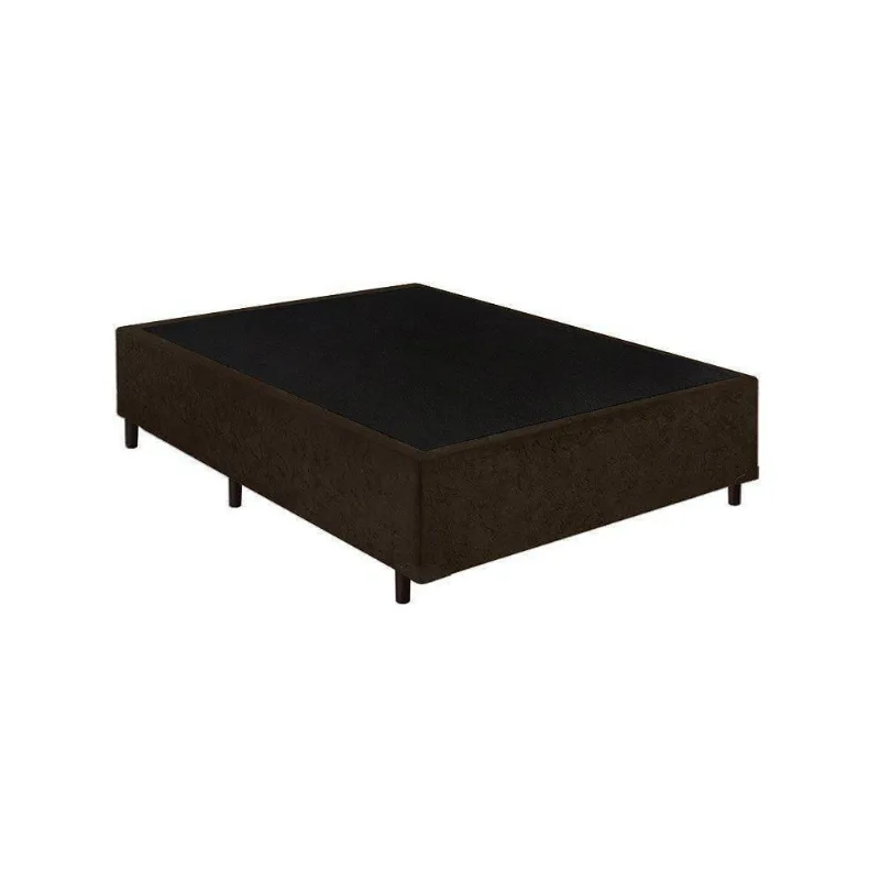 Base Box Casal Marrom